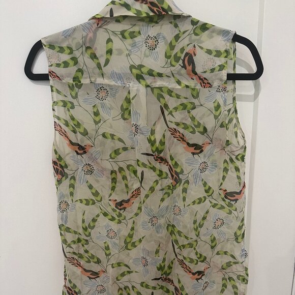 Equipment Silk M Sleeveless Blouse - Picture 2 of 4